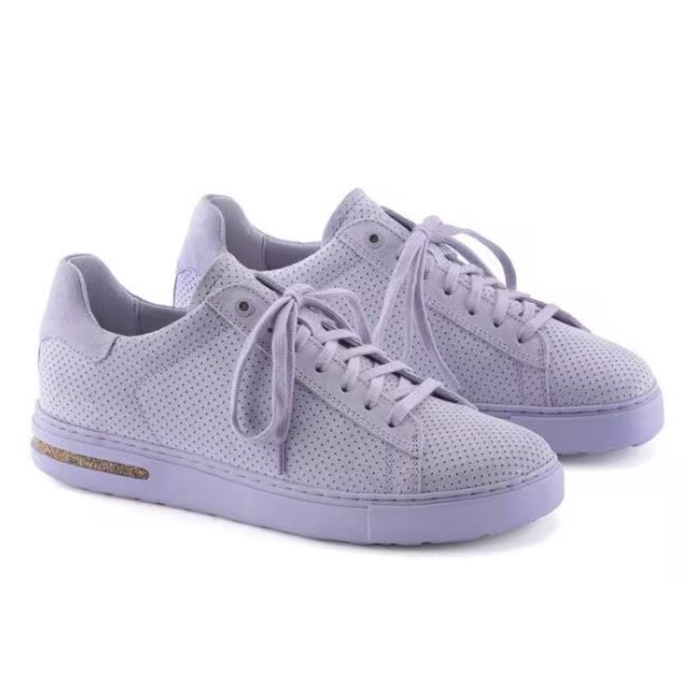 New Birkenstock Bend Low Suede Purple Fog Unisex Lace Up Sneaker EU 41 US W10/M8